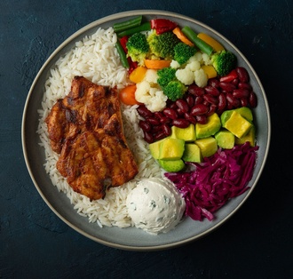 Marinated Chicken Chops / Tavuk Pirzola Bowl görseli