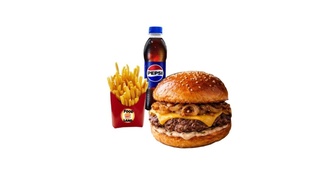 Karamelize Soğanlı Et Burger Menü görseli