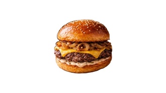 Karamelize Soğanlı Et Burger görseli