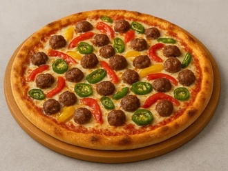 Köfteli Pizza (Orta Boy) görseli