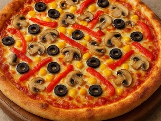 Vejeteryan Pizza (Büyük Boy) görseli