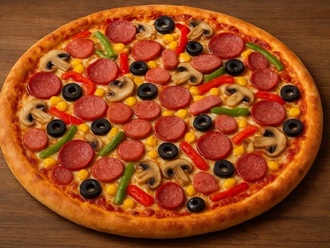 Karışık Pizza (Büyük Boy) görseli