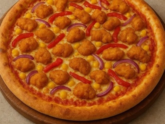Çıtır Tavuklu Pizza (Orta Boy) görseli