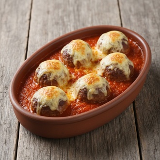 Kiremitte Kaşarlı Köfte görseli