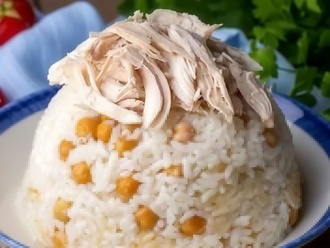 Tavuklu Nohutlu Pilav görseli