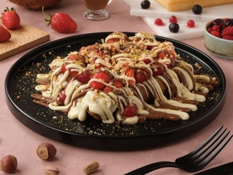 Double Siyah Beyaz Waffle görseli