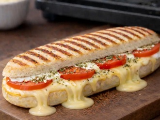 Domatesli Kekikli Tost görseli