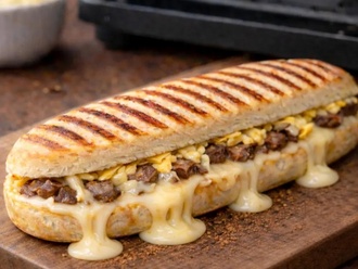 Yumurtalı Bol Kavurmalı Tost görseli