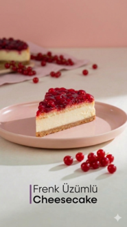 Frenk Üzümlü Cheesecake görseli