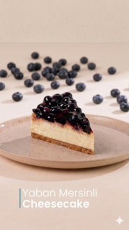 Yaban Mersinli Cheesecake görseli