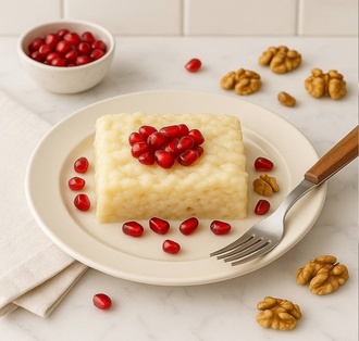 Çikolata Soslu Güllaç görseli