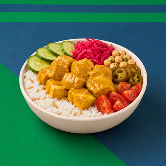 Köri Soslu Tavuk Pilav Bowl görseli
