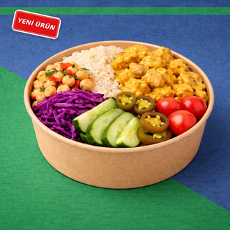 Köri Soslu Tavuk Pilav Bowl görseli