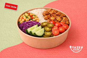 Barbekü Soslu Tavuk Pilav Bowl görseli