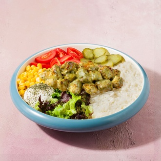 Pesto Soslu Tavuk Bowl görseli