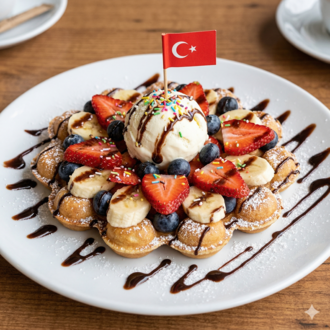 Tabakta Waffle görseli