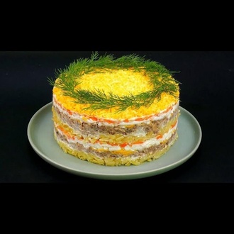 Mimoza Salatası görseli