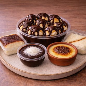 Aile Menüsü (500 Gr İmza Profiterol, Seçeceğiniz 2 Adet Sütlü Tatlı) görseli