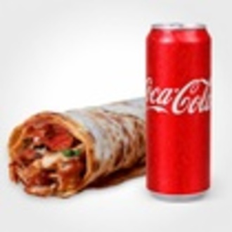 Coca-cola'lı Ekonomik Tavuk Dürüm Menü görseli