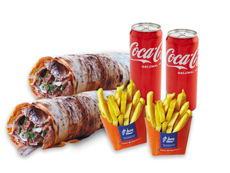2'Li Etibol Et Döner Dürüm Menü görseli