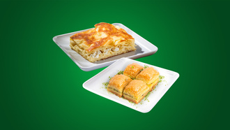 Peynirli Su Böreği 1 Kg Cevizli Klasik Baklava 500  Gr görseli