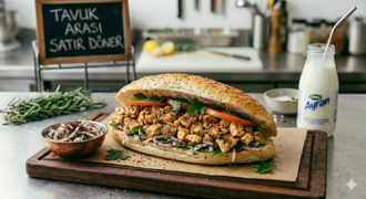 Yarım Ekmek Tavuk Satır Döner görseli