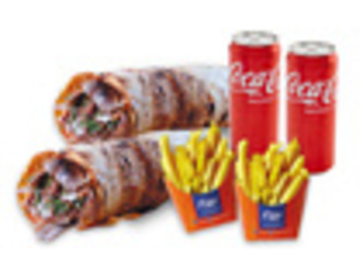 2'Li Ekonomik Et Döner Dürüm Menü görseli