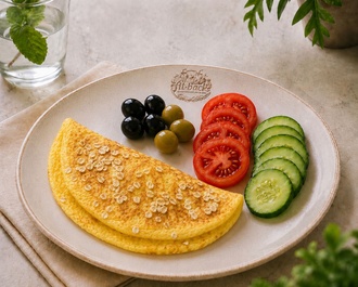 Yulaflı Omlet görseli