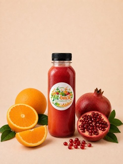 Taze Sıkılmış Portakal-nar Suyu (250 Ml) görseli