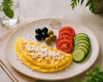 Lor Peynirli Omlet görseli