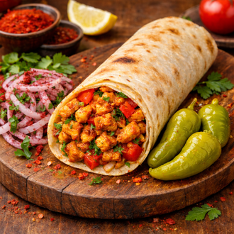 Tavuk Tantuni Menü (150 Gr.) görseli