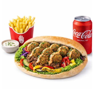 Berlin Hamza Gemüse Falafel Sandviç Menü görseli