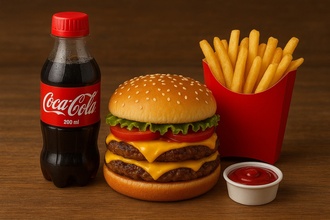 Tt Signature Double Cheeseburger Menü 300 Gr görseli