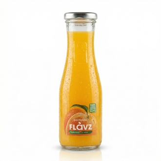 Flavz %100 Doğal Portakal Sıkma Meyve Suyu (250 Ml) görseli