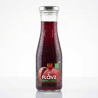 Flavz %100 Doğal Nar Sıkma Meyve Suyu (250 Ml) görseli