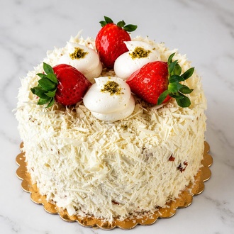 Çilekli Yaş Pasta 4-6 Kişilik görseli