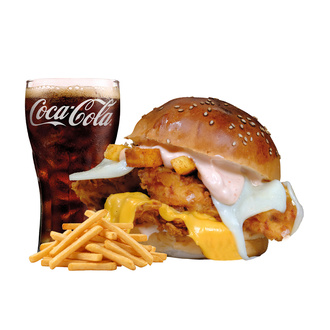 Tavuk Burger (Cheese) Menü görseli
