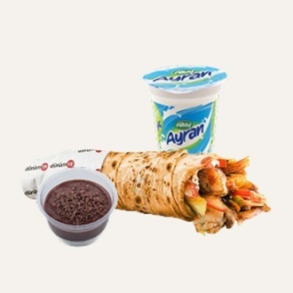 Dürüm + Ayran + Tatlı görseli