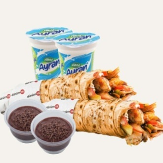 2 Dürüm + 2 Ayran + 2 Tatlı görseli
