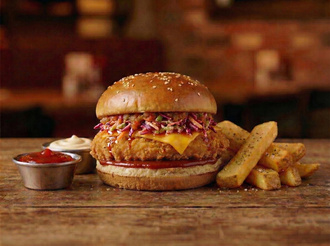 Acılı Meksikan Tavuk Burger görseli