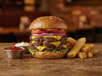 Triple Smash Burger görseli