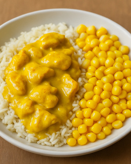 Mısırlı Köri Soslu Tavuklu Basmati Pilav görseli