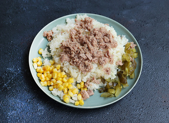 Mısırlı Ton Balıklı Basmati Pilav görseli