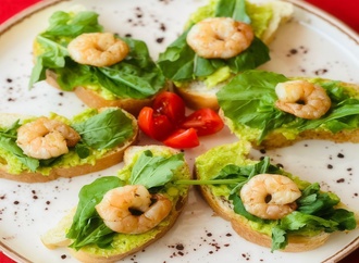Karidesli Bruschetta görseli