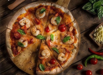 Karidesli Pizza (Orta) görseli