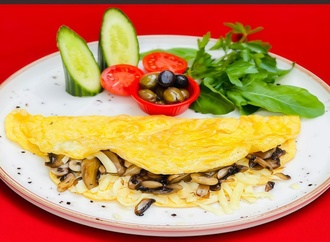 Mantarlı Omlet görseli