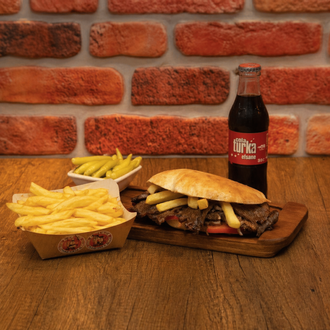 Odun Ateşinde Tombik Et Döner Menü (70Gr.) görseli