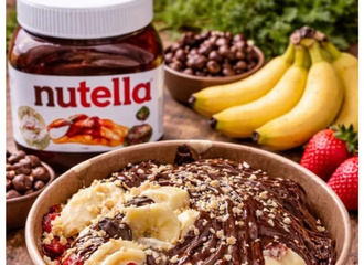 Nutella Classic Bowl Waffle görseli
