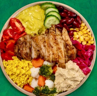 Bowl Soslanmış Tavuk Strips görseli