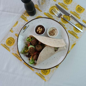 Falafel Vegan Wrap görseli